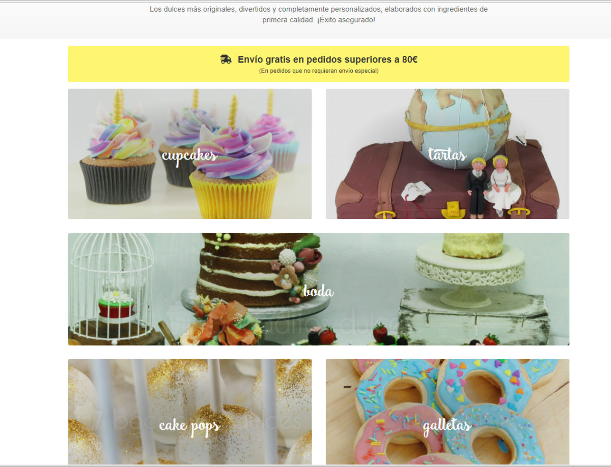 portada productos web bocaditos dulces