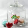 bolitas transparentes con macarons o galletitas