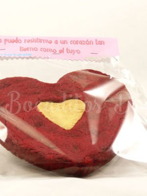 gran cookie de red velvet