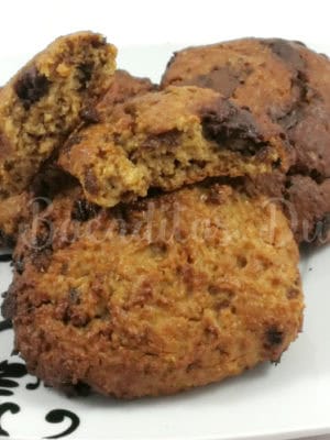cookies de avena, pasas y chocolate