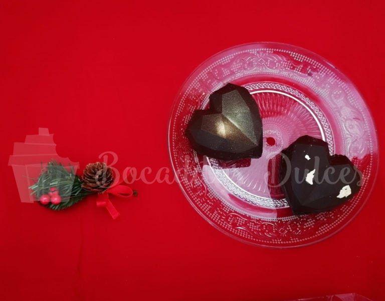 corazón de chocolate para hacer chocolate caliente