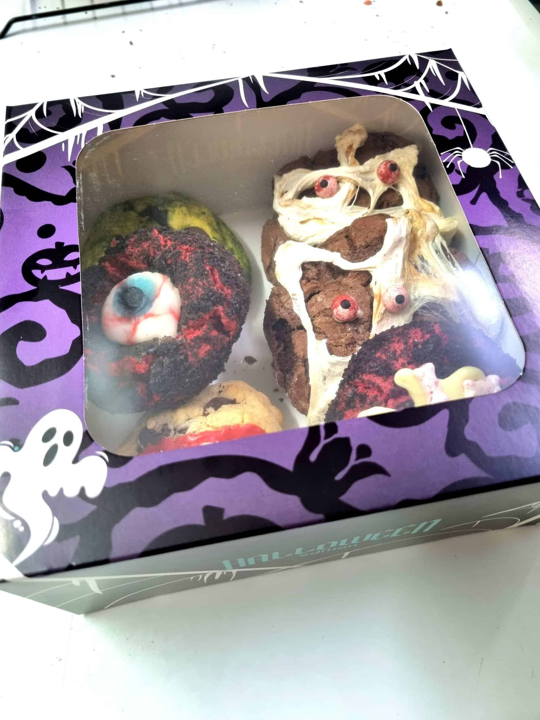 caja de 6 cookies de halloween