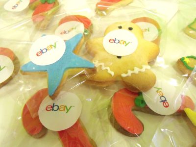 Galletas de mantequilla, decoradas con diferentes formas navideñas