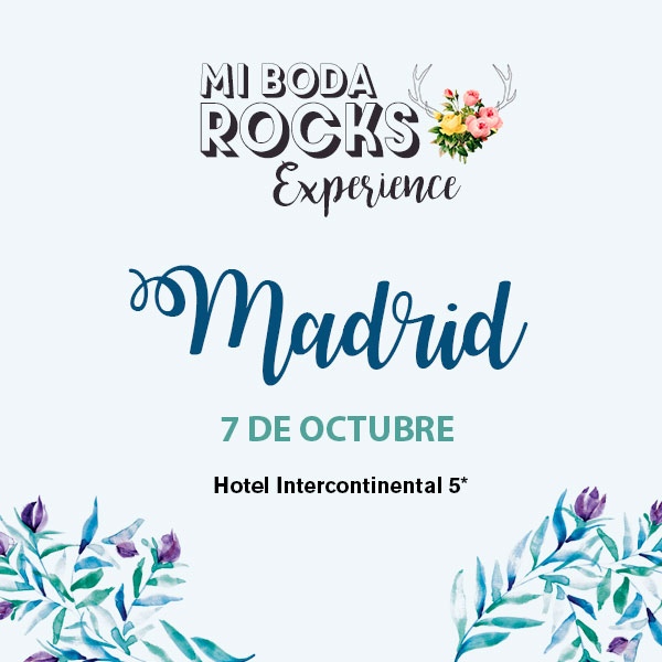 Cartel Mi Boda Rocks Experience Madrid