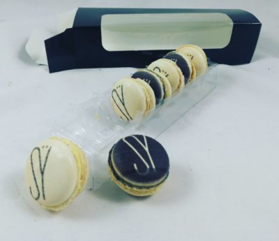 macarons personalizados con logo